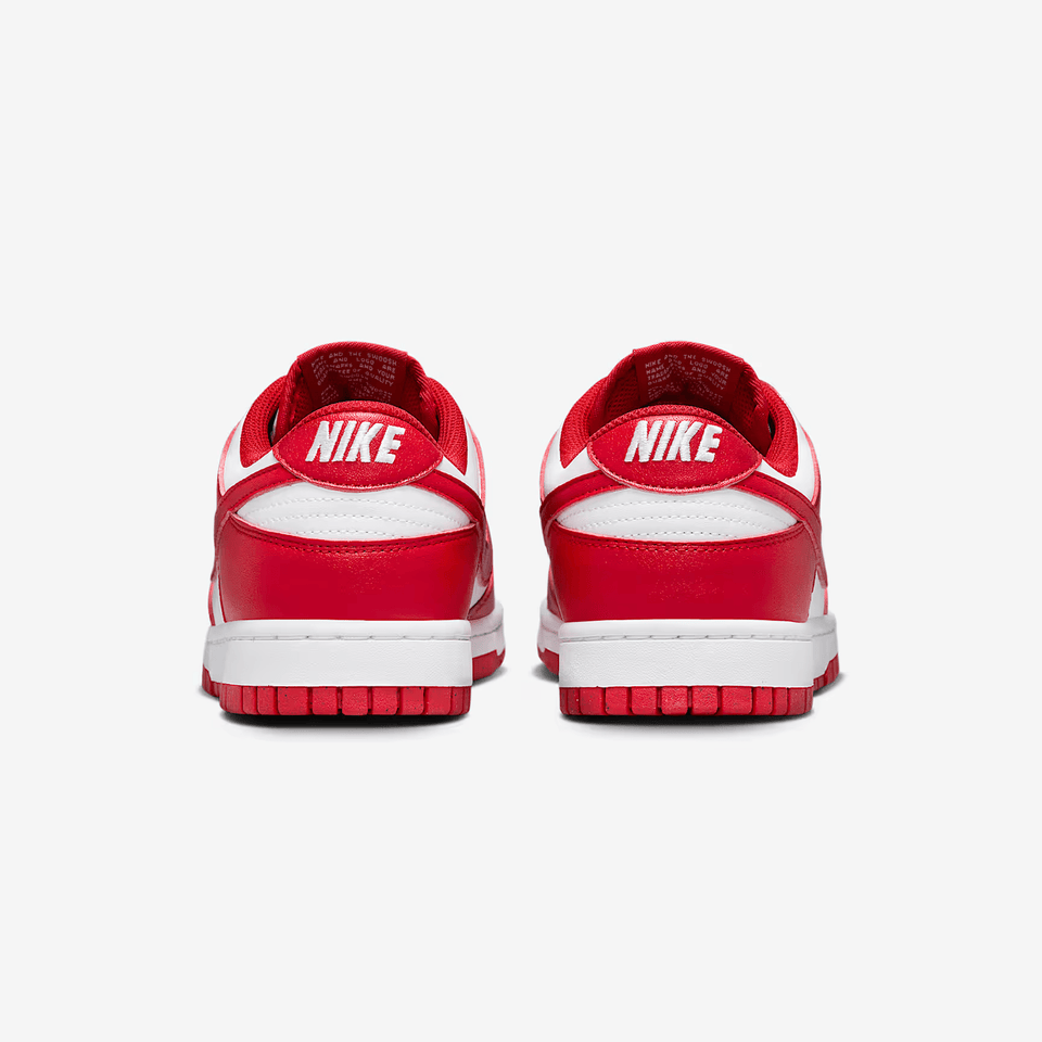 Dunk Low "White and University Red" - Image 5