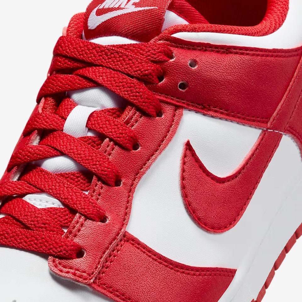 Dunk Low "White and University Red" - Image 6