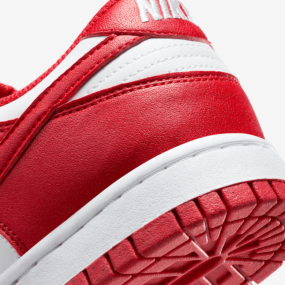 Dunk Low "White and University Red" - Image 7
