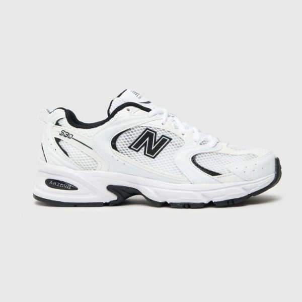 New Balance 530 White and Black