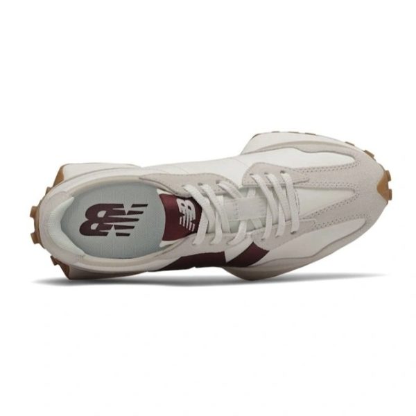 Alternative view of New Balance 327 "Moonbeam Classic Burgundy"
