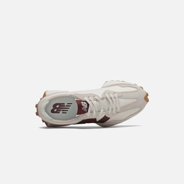 Alternative view of New Balance 327 "Moonbeam Classic Burgundy"