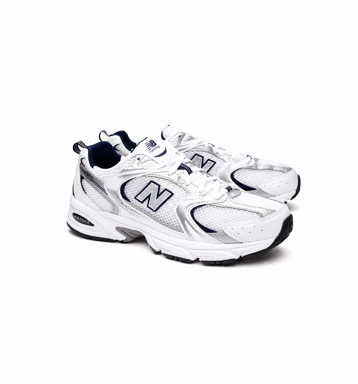 New Balance 530 Navy Blue and White - Image 2
