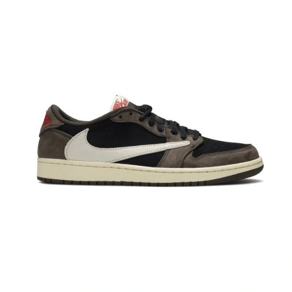 Alternative view of Air J1 Low Reverse "Dark Mocha"
