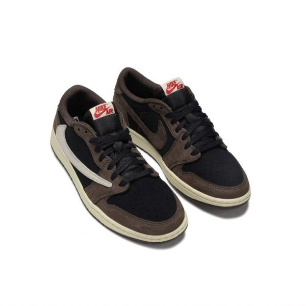 Air J1 Low Reverse "Dark Mocha"
