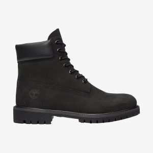 Black Genuine Leather Timberland Boots