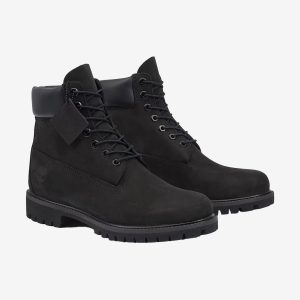 Alternative view of Black Genuine Leather Timberland Boots