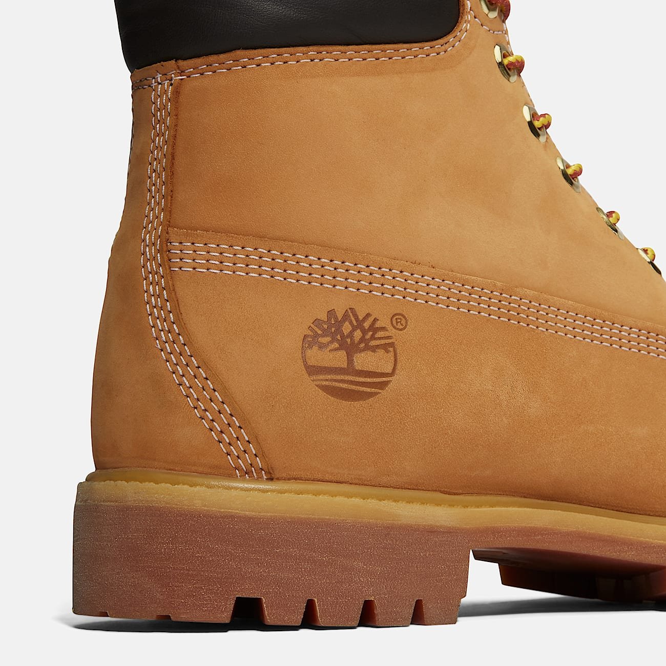 Yellow Genuine Leather Timberland Boots - Image 4