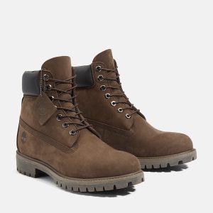 Brown Genuine Leather Timberland Boots