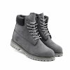 Grey Genuine Leather Timberland Boots