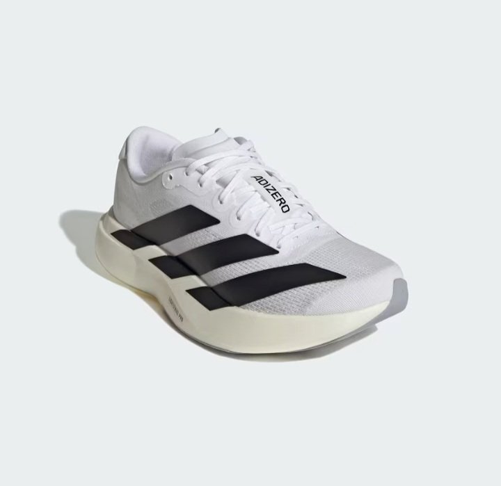 Adizero Evo SL Running Shoes - White/Black - Image 3