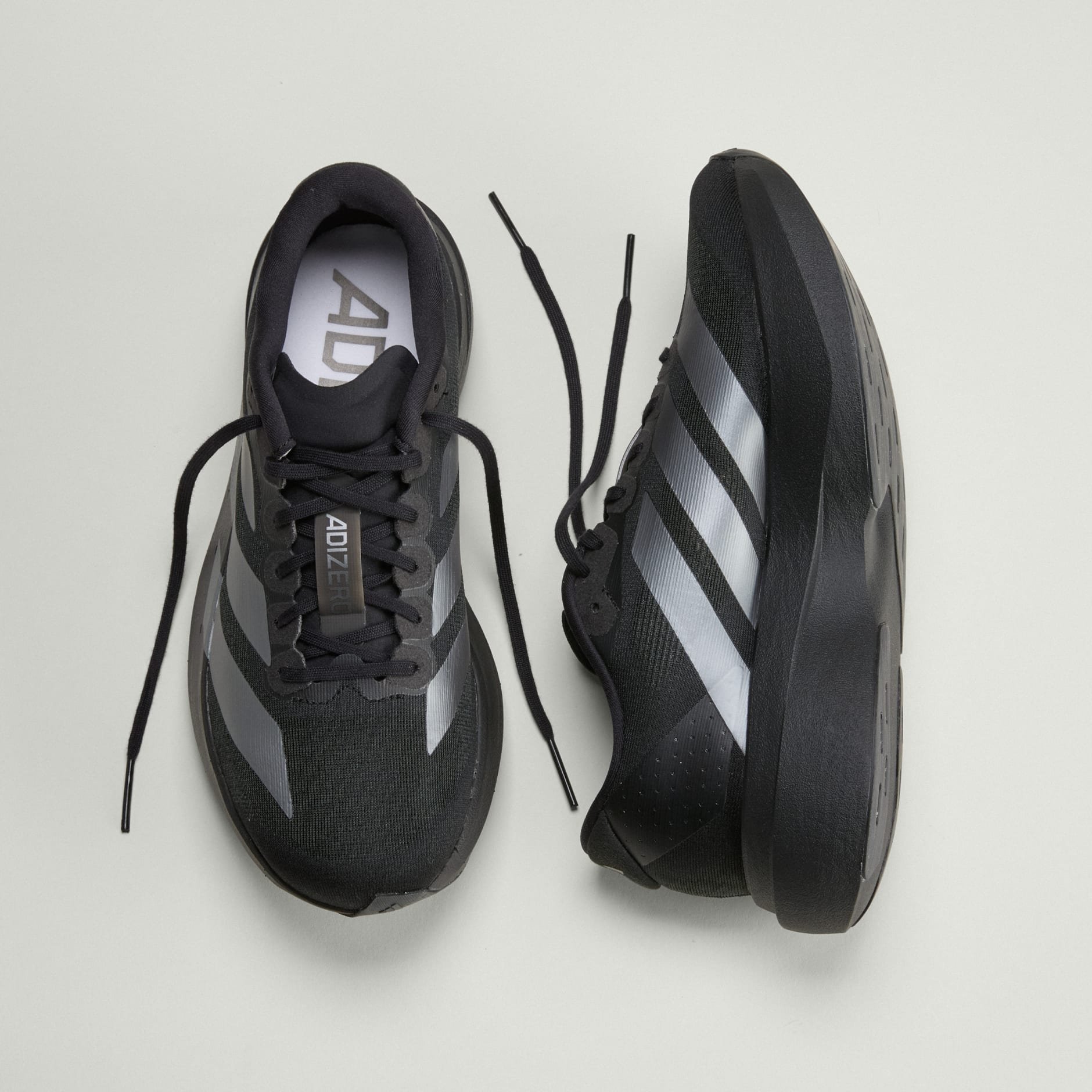 Adizero Evo SL Running Shoes - Black/Grey - Image 3