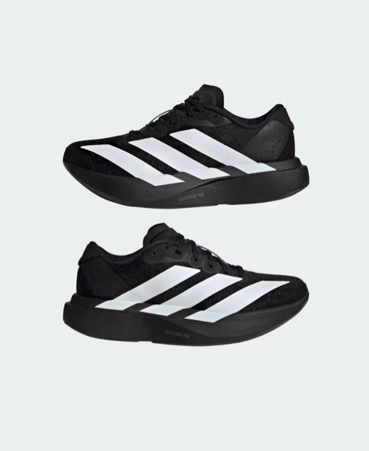 Adizero Evo SL Running Shoes - Black/White - Image 8