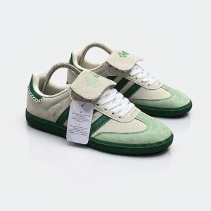 Samba x Stussy White Green