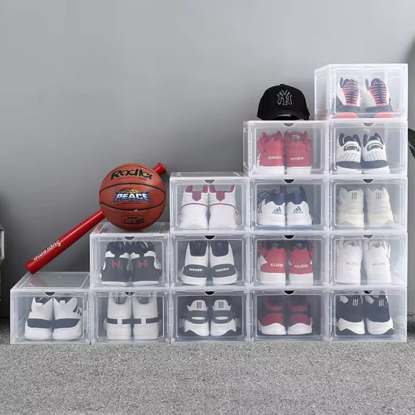Clear Magnetic Shoe Storage Box