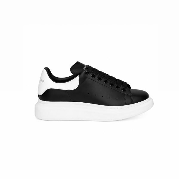 Alexander McQueen Leather - “Black-White/White Sole”