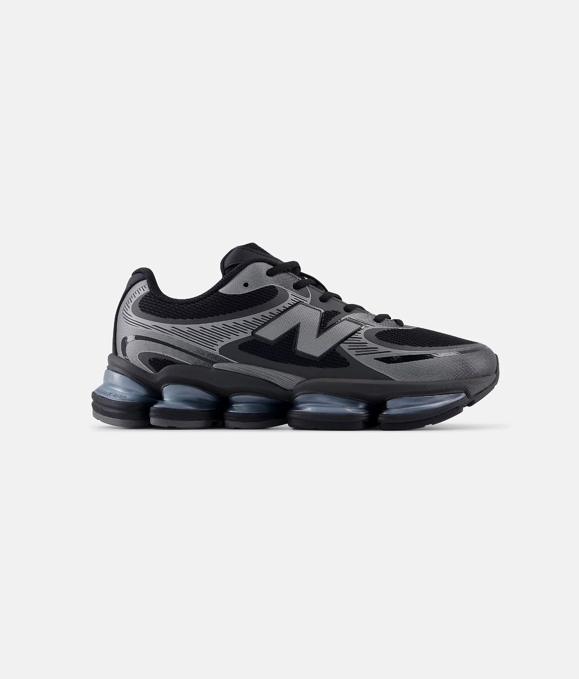 New Balance Abzorb U2000 Black/Dark Silver Metallic