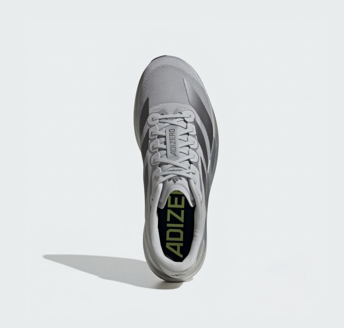 Adizero Evo SL Running Shoes - Silver Mettalic/Iron Metallic/ Halo Silver - Image 4