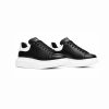 Alexander McQueen Leather - “Black-White/White Sole” - Image 4