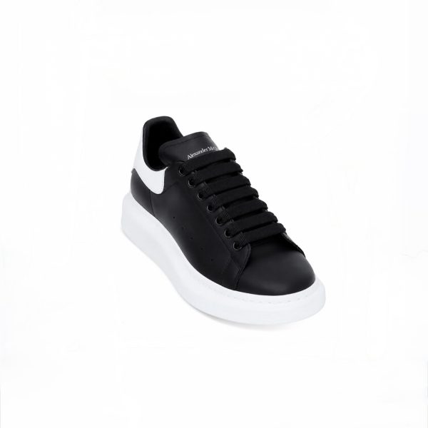 Alternative view of Alexander McQueen Leather - “Black-White/White Sole”