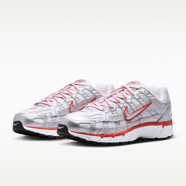 Alternative view of P-6000 Metallic Silver/Gym Red