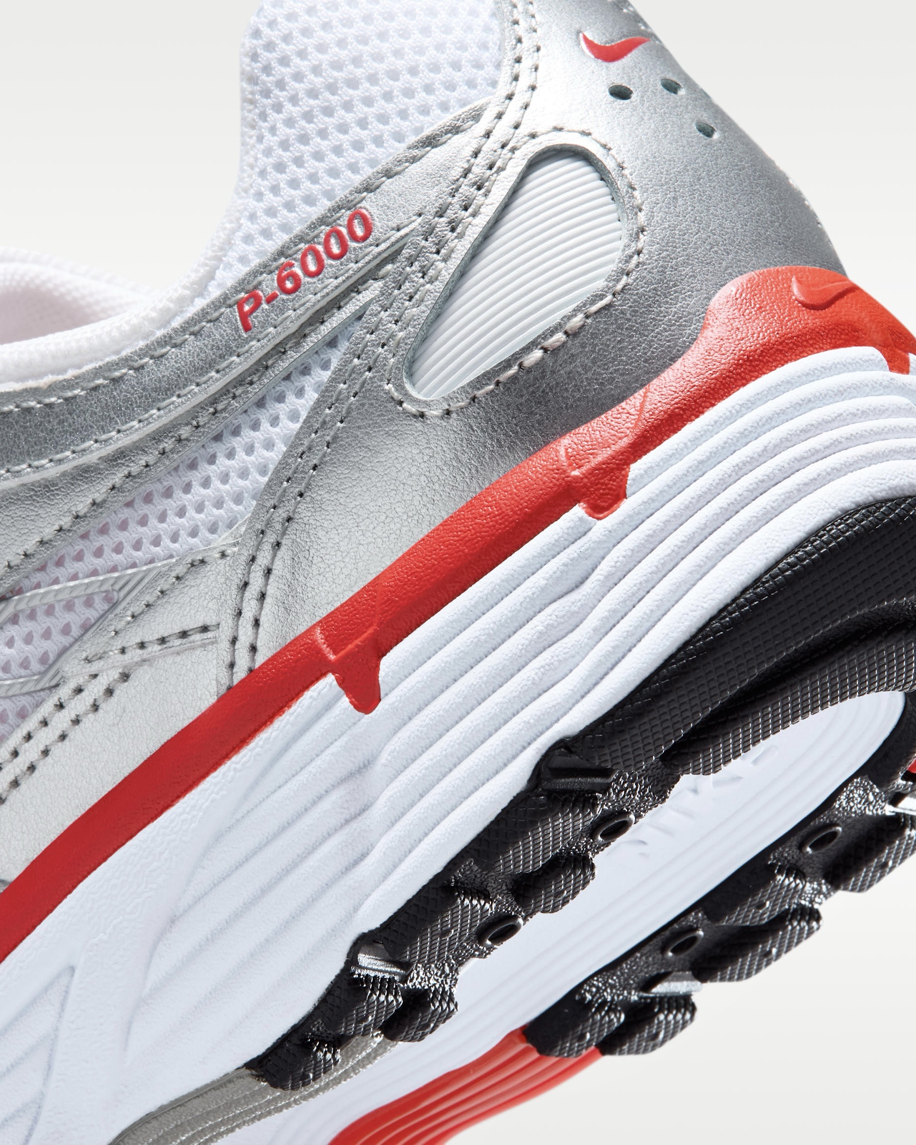 P-6000 Metallic Silver/Gym Red - Image 8