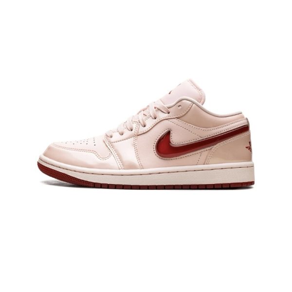 Alternative view of Jordan 1 Low “ Patent Valentine’s Day”