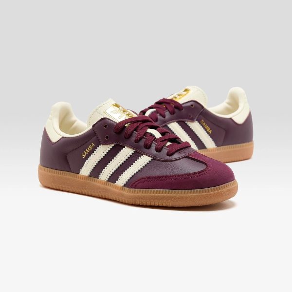 Alternative view of Samba OG Collegiate Burgundy/Cloud white/Gum
