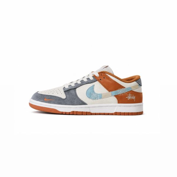 SB Dunk Low x Stussy “Grey Orange”
