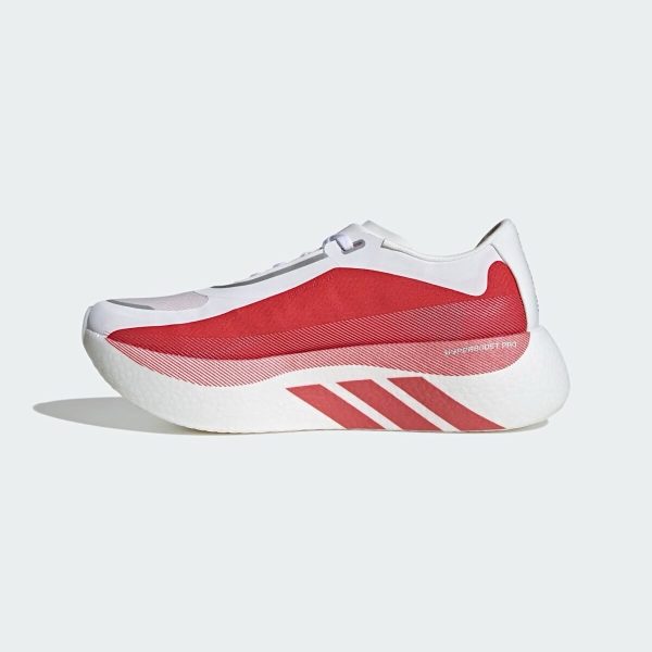 Hyperboost Edge Running Shoes - Cloud White/Pure Ruby