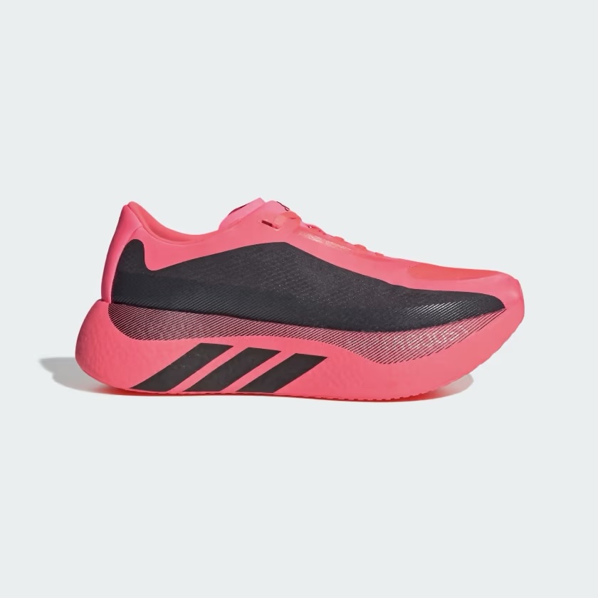 Hyperboost Edge Running Shoes - Solar Turbo Pink/Carbon