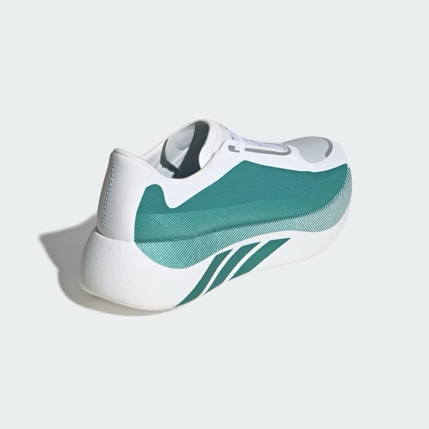 Hyperboost Edge Running Shoes - Cloud White/Equipment Green/Zero Metallic - Image 4