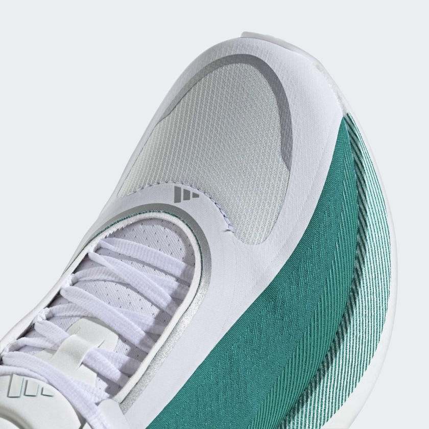 Hyperboost Edge Running Shoes - Cloud White/Equipment Green/Zero Metallic - Image 6